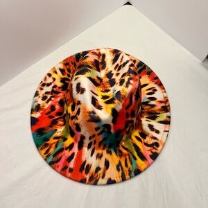 Multicolor Leopard Print Women's Hat